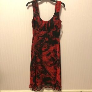 Red dress by Connected Apparel
